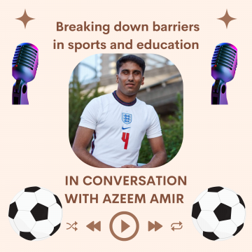 Azeem podcast cover for second episode