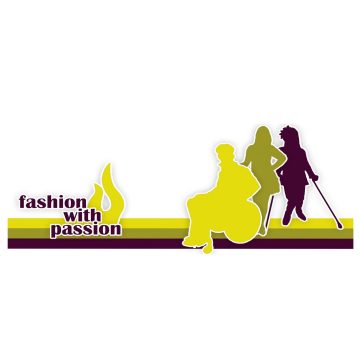 Fashion with Passion Logo Square on a white background