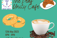 The Deaf Unity cafe May event