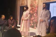 Male models on the catwalk