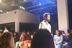 Male model on the catwalk