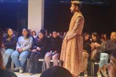 Male model on the catwalk