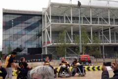 Playing wheelchair Rugby