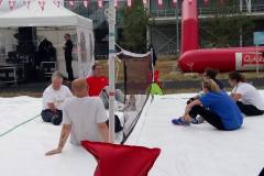 Sit down volleyball