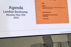 Event agenda